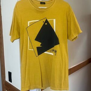 Stussy Mustard Graphic Tee